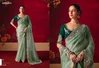 Naari By Kimora Fancy Fabric With Sequence Embroidered Work Designer Saree
